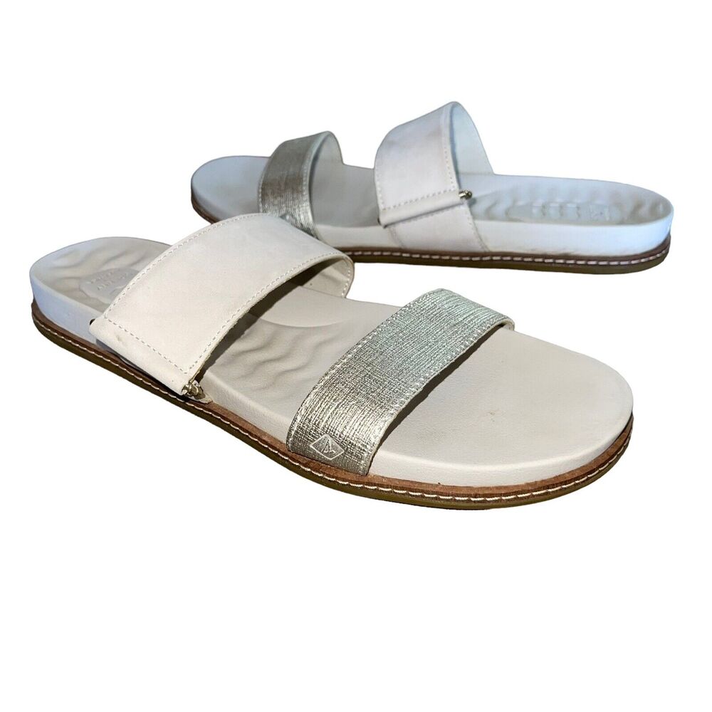 Sperry Women's Sandal Leather Plushwave Slide